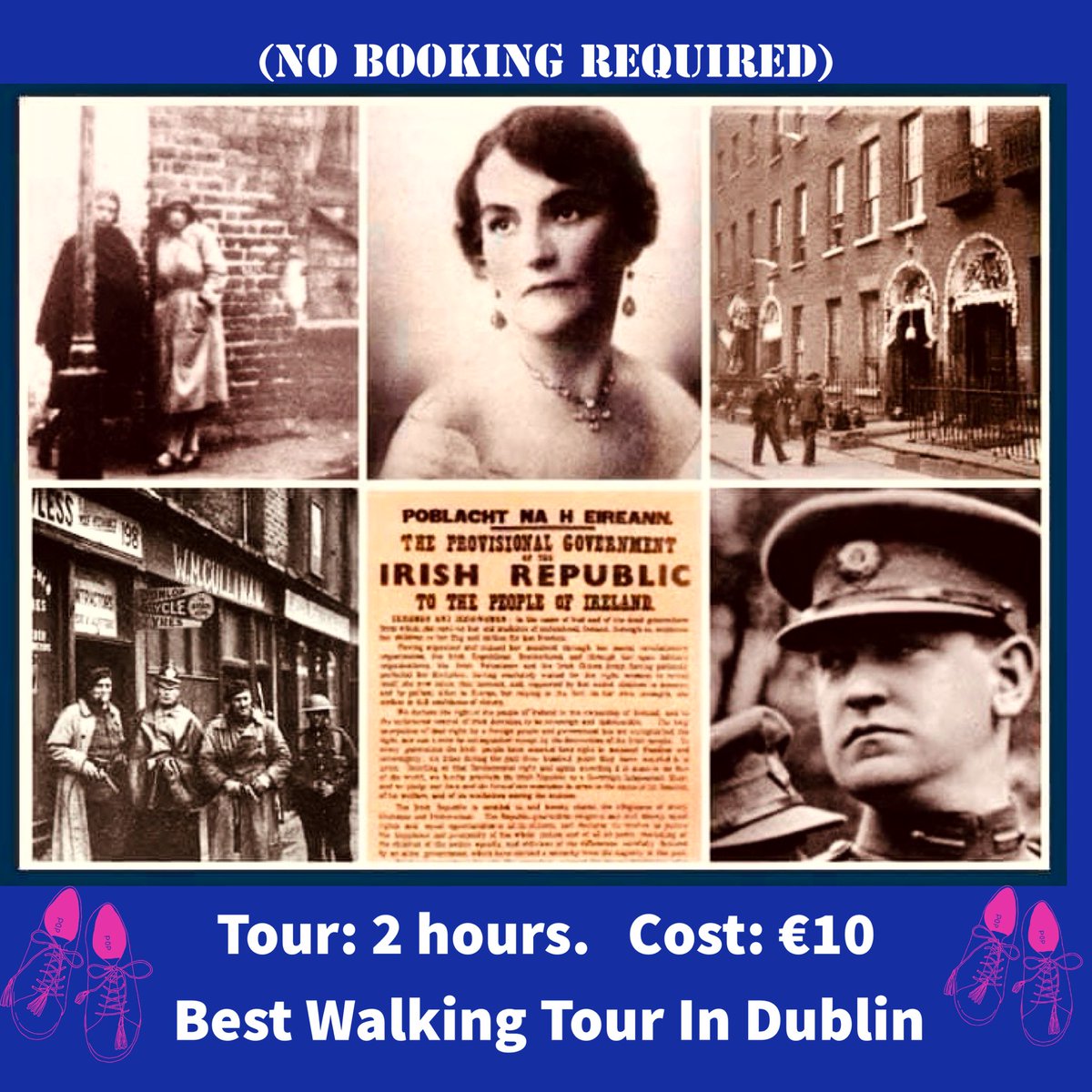 Reminder: Monto Walking Tour On This Saturday 4th May, 2024. Meet (2pm) outside the Spar Shop on the very end of Talbot Street, right facing Connolly Train Station on Amiens Street Dublin 1. NO BOOKING REQUIRED. Tour 2 hours and Cost €10.