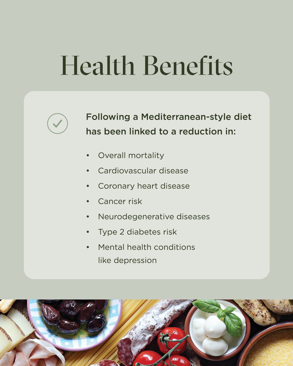 May is International Mediterranean Diet Month!  At OWI, we're passionate about sharing how beneficial following this diet is.   

We've gathered some facts and tips for you to save and share with others!  

Learn more: bit.ly/4bakw90
