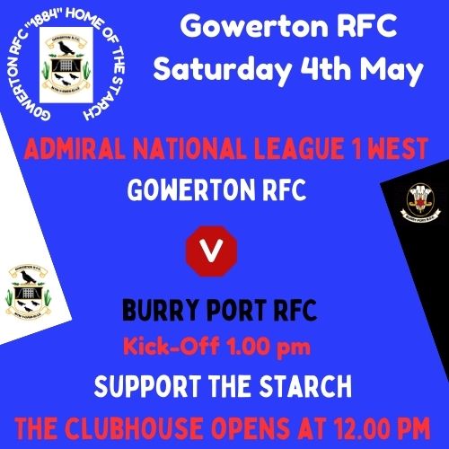 Last home game of the season, 1.00 pm kick-off, come along and support the Starch and enjoy a few drinks after the game🍺🍻 @AllWalesSport @bprfctheblacks