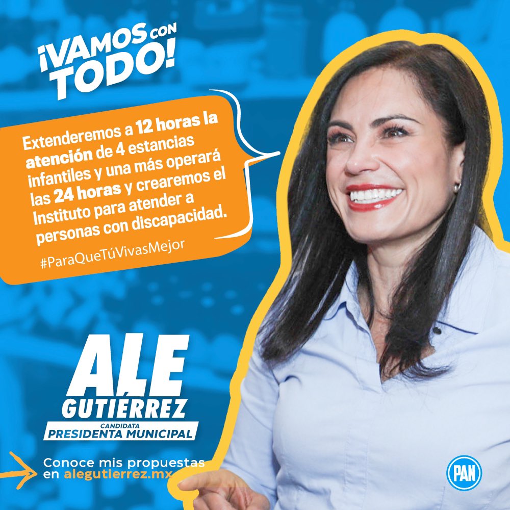 ¡Nuestras propuestas van enfocadas para lo más valioso de León, nuestr@s niñ@s, mujeres, jóvenes y adultos mayores! 🩵🫶🏻 #VótALE #LeónConAle💪🏼💙 #VamosConTodoXLeón #VotaPAN #ForoIbero