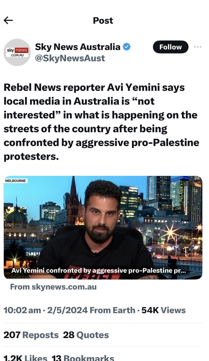 Aside from the obvious propaganda stitch up of Jewish journo Sharri Markson quoting Jewish ex IDF soldier Avi Yemini it’s simply extraordinary Murdoch media’s go to guy is a convicted DV offender in this week’s climate