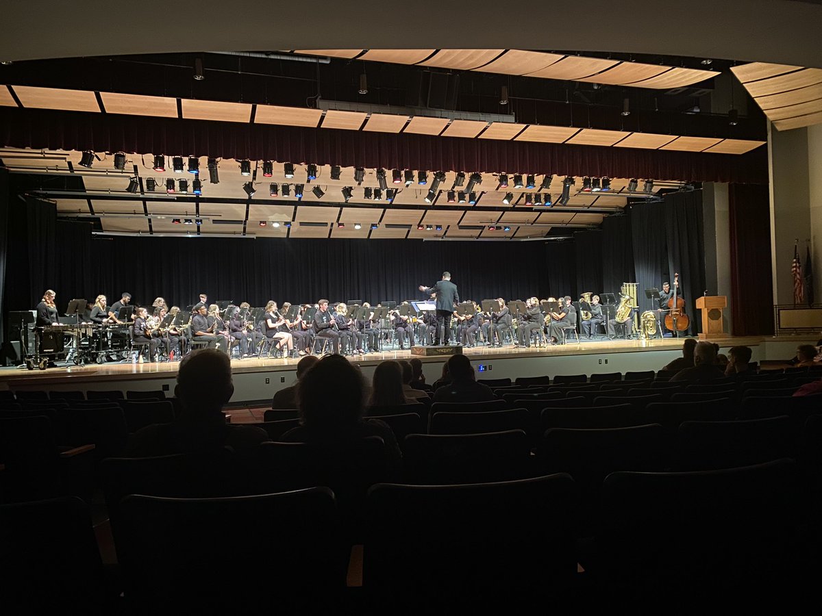 Beautiful concert by the BAHS Band tonight.