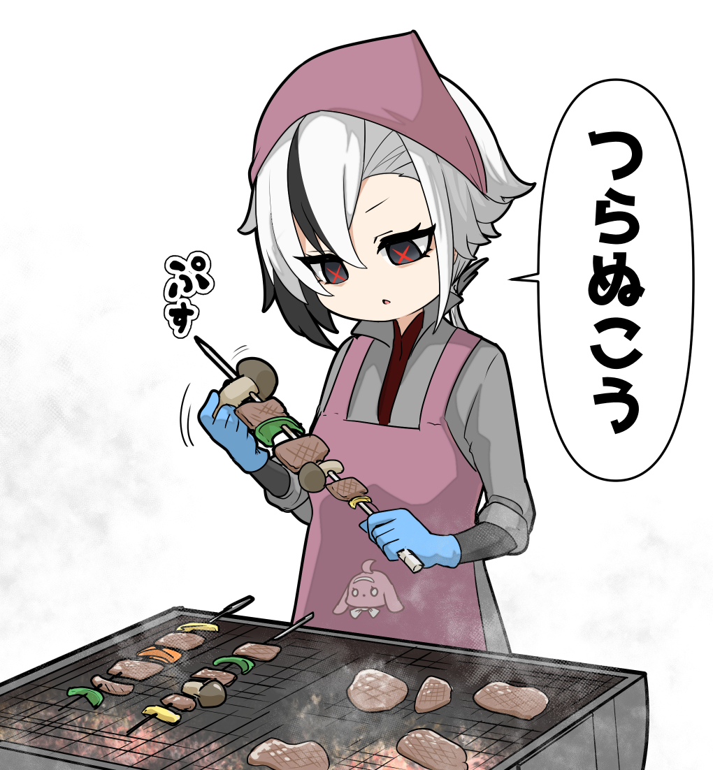 子供たちのためにバーベキューパーティーの準備をするお父様 #原神 #アルレッキーノ 