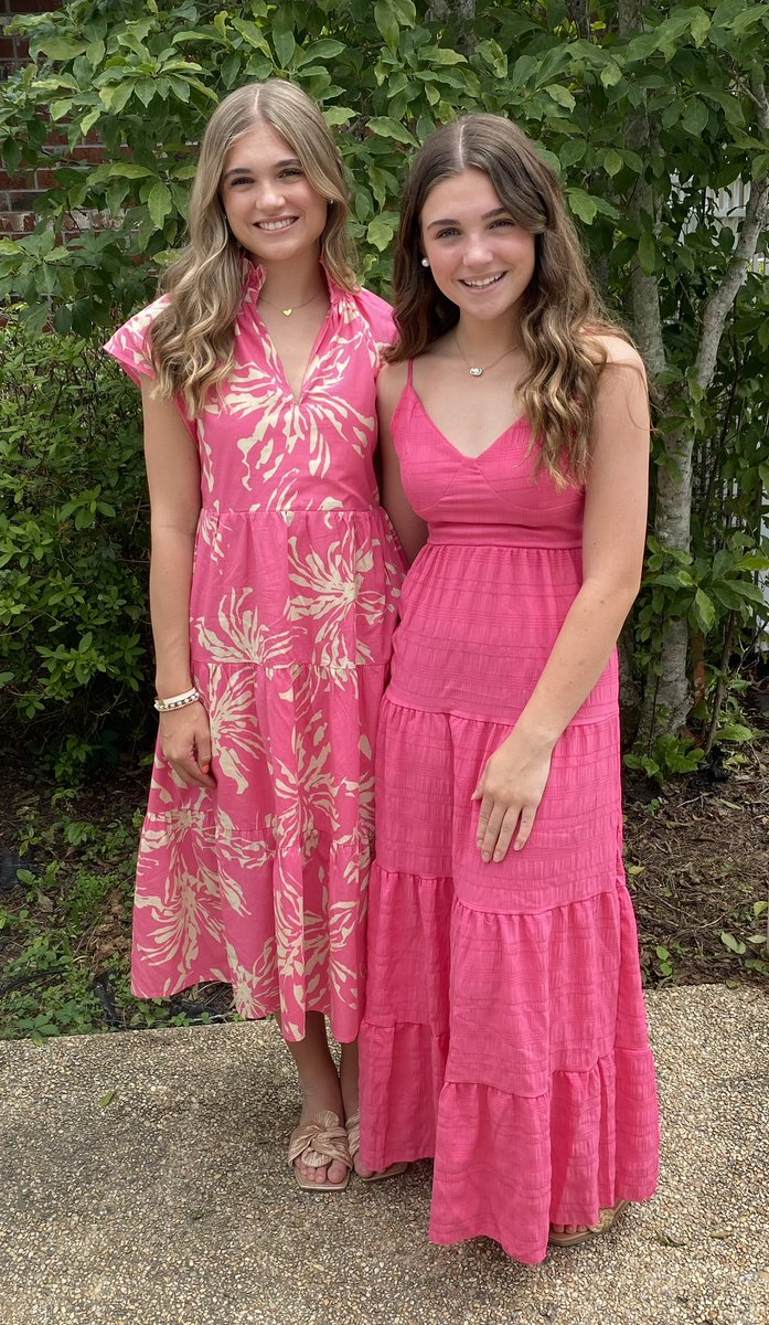 Busy and emotional couple weeks coming!! Caroline graduating from SJA moving on to the University of Arkansas and Margo graduating from St. Aloysius and moving on to SJA!! 
So proud of these two young women!! They are awesome and I am very lucky to be their Dad!! ❤️
