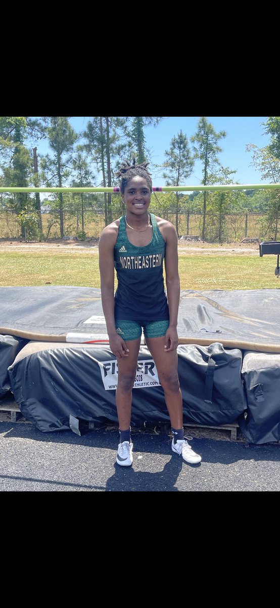 Broke the school record in high jump clearing 5’6”!!!
We won the northeastern coastal conference championship!🥇