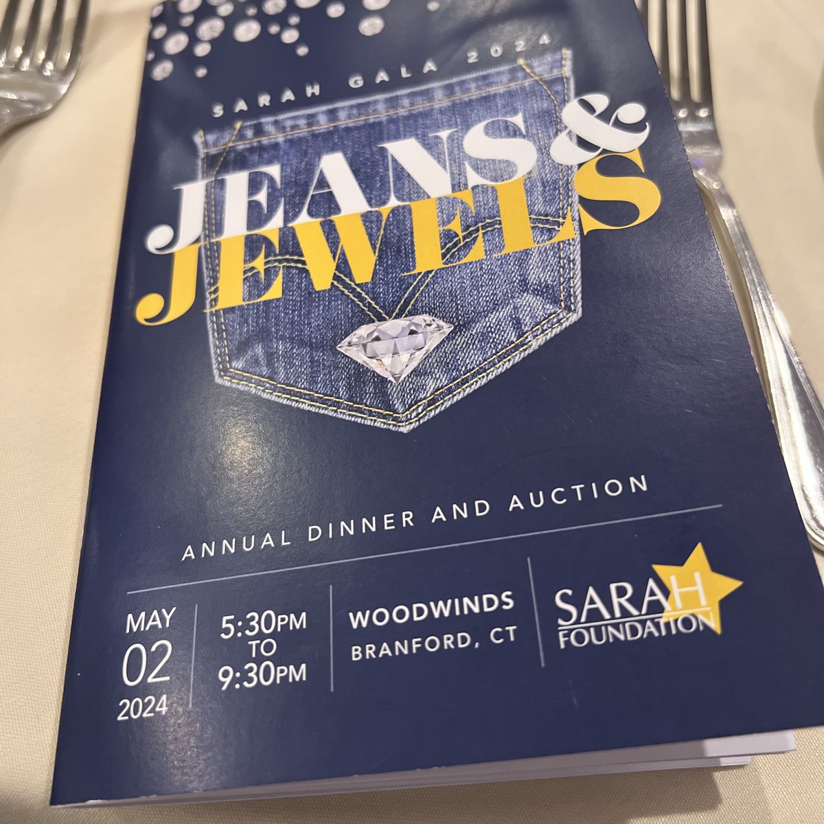 My wife, Mrs. Win Fast (Jennifer) and I are at The Woodwinds in Branford, CT for the Sarah Foundation Gala— Jeans and Jewels. Jen is on the board and we’re here to help support their mission to help people with disabilities. #connecticut #sarahfoundationct #branfordct