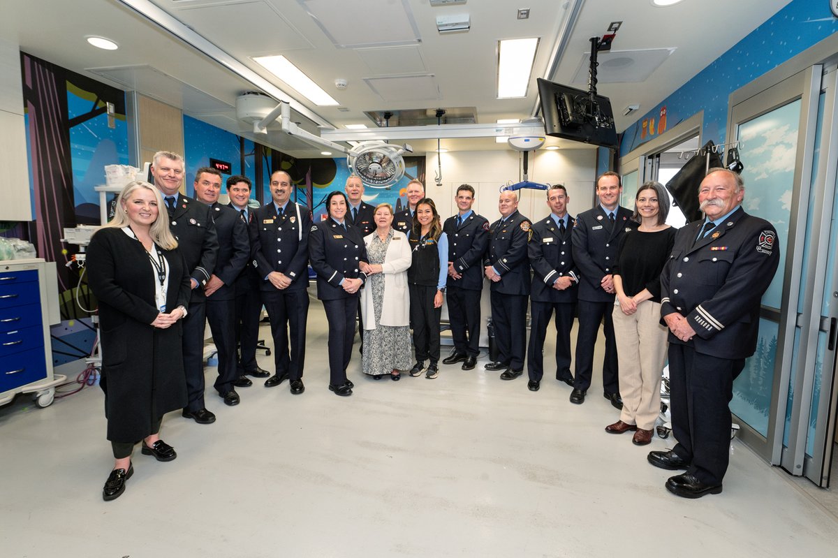 We are proud to work closely with BC's trauma hospitals to help enhance medical care for burn survivors. Our Board of Directors were so excited to see the newly enhanced BC Professional Fire Fighters' Burn Care Suite at @BCChildrensHosp.