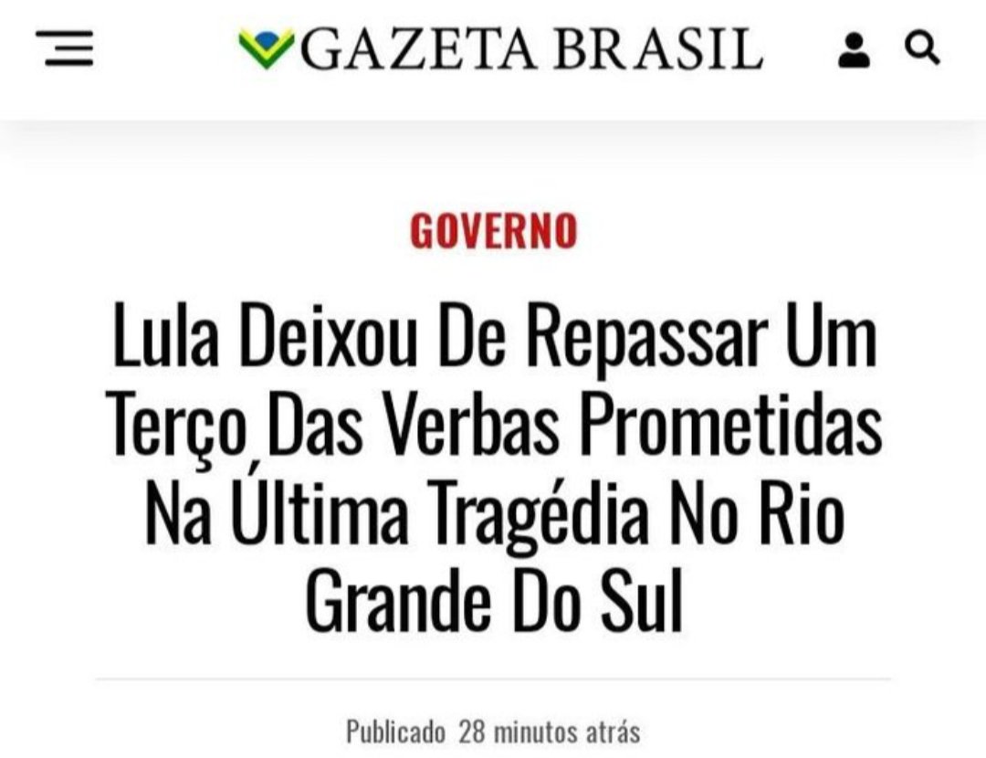 🆘Caiado, governador de Goiás, mobilizou toda a estrutura do Corpo de Bombeiros para ajudar o Estado do Rio Grande do Sul. Que outros governadores se unam a ele, e esqueçam o desgoverno federal!