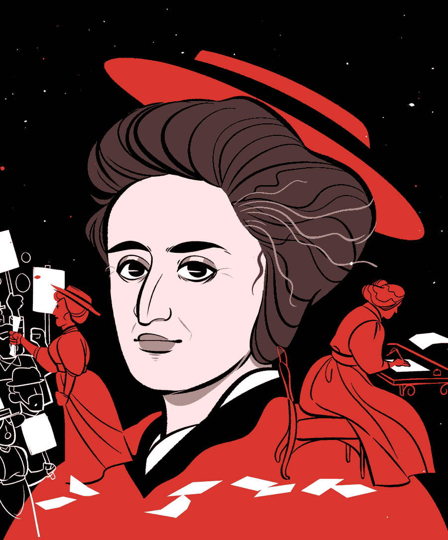 “Por un mundo donde seamos socialmente iguales, humanamente diferentes y totalmente libres”. Nacida en Polonia en 1871, Rosa Luxemburgo se convirtió en una de las referentes del movimiento obrero más importantes de la historia.