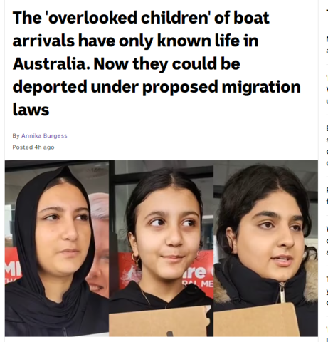 1/ I was lucky enough to meet some of the children interviewed in this article. I can say clearly, that their home is here. The pain the Albanese Labor Government is inflicting on children, all to win a few votes from Dutton, is disgusting and must stop.