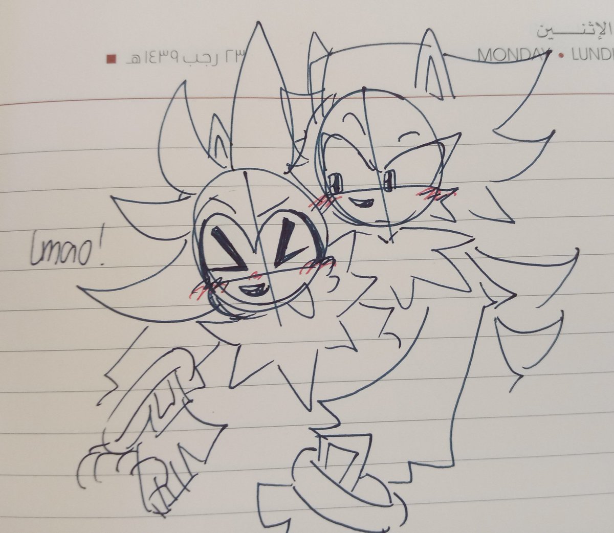i love drawing gay hedgehogs in class #shadilver
