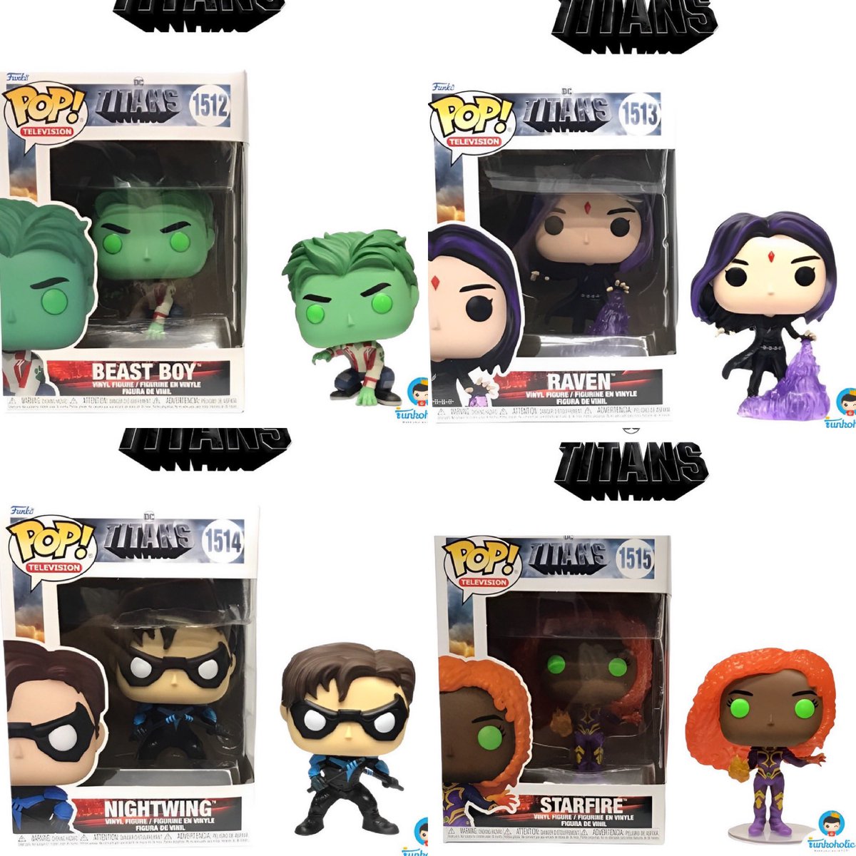 I NEVER THOUGHT ID SEE THE DAY FUNKO WOULD MAKE #DCTITANS POPS BUT YET HERE WE ARE AND I COULDNT BE HAPPIER..😭😍