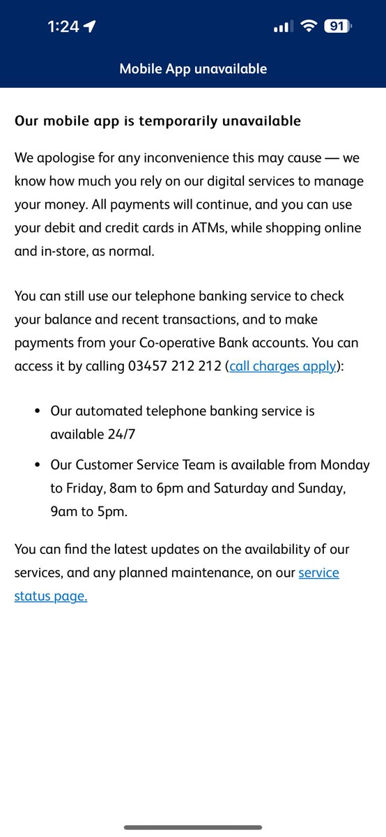 @JasonReidUK It’s like their fucking banking app. Never works when you want it too @CooperativeBank