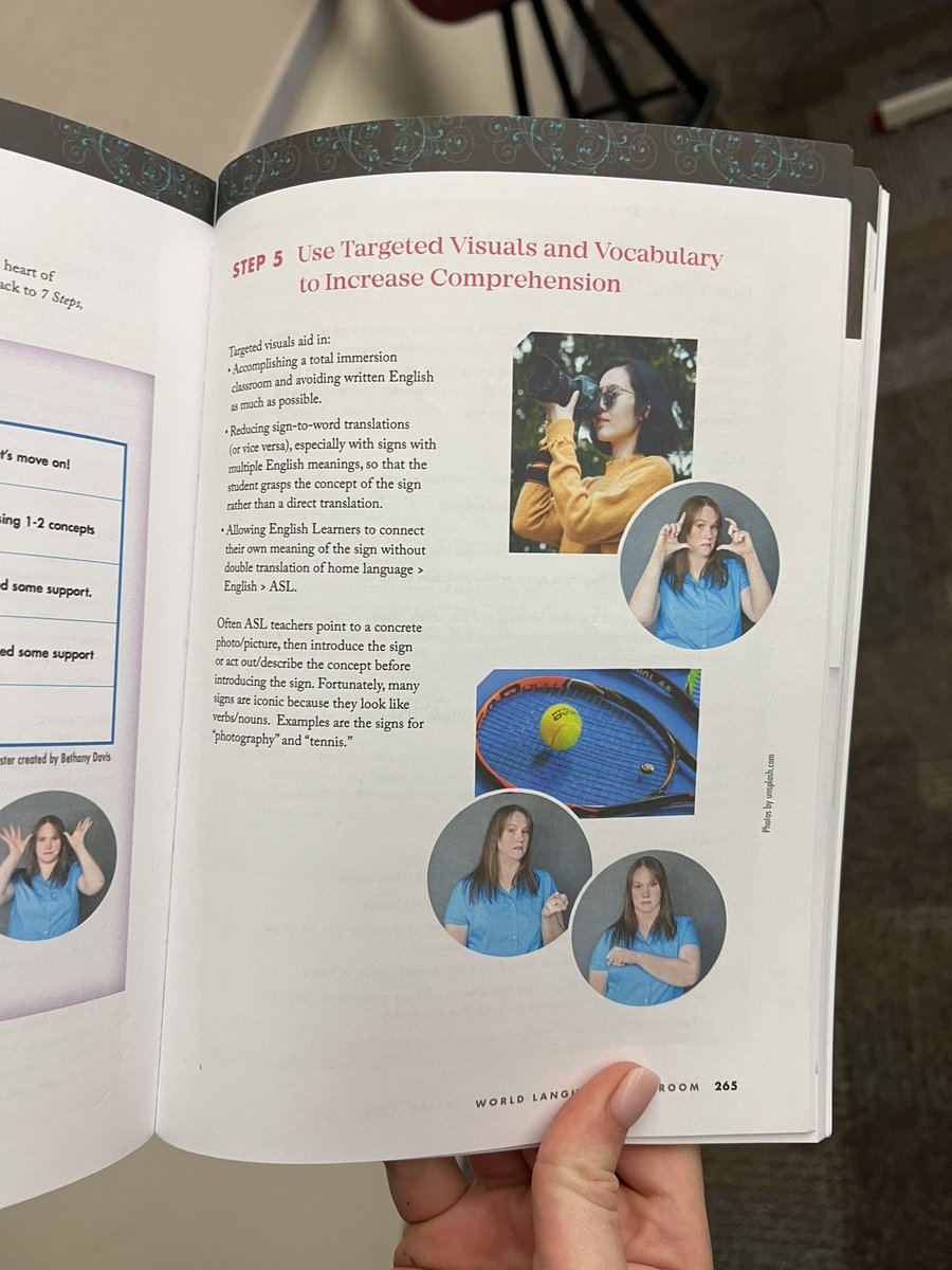 saginawhstx's tweet photo. Our very own Ms. Davis is an author! She has been in education since 2007 and this is the  In first time she has seen ASL included in a World Language instructional book ❤️💛 https://t.co/5K445eO95L