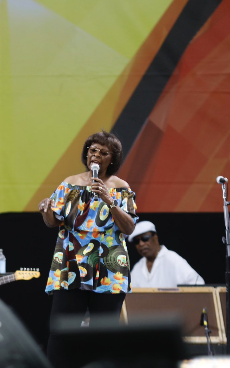 Thank you NOLA @jazzfest - so great to finally be a part of it! And a huge thanks to the amazing Dwayne Dopsie - King of the Accordion - who joined the Stones on Let It Bleed..And the incredible Soul Queen of New Orleans, Irma Thomas who took to the stage for Time Is On My…