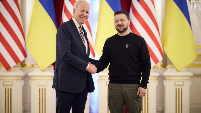 After Russia invaded, Biden rallied our allies to support Ukraine’s self-defense — providing arms, money, intelligence and diplomatic support that stopped Putin from seizing Kyiv.