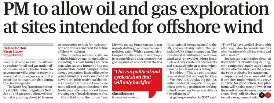 England says 'Fuck you, Scotland - we'll do what the hell we like in your territorial waters and with your resources.'

Another legacy of ten years of Sturgeonite NuSNP subjecting exercise of OUR sovereignty to English say-so.
#VoteAlbaForIndependence