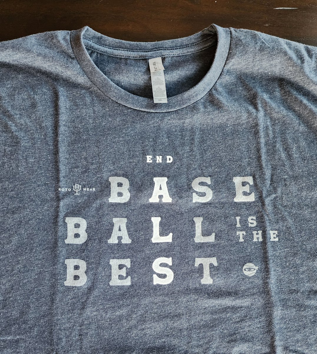 Very fitting day for this to arrive in the mail! #BaseballIsTheBest @SlangsOnSports @RotoWear