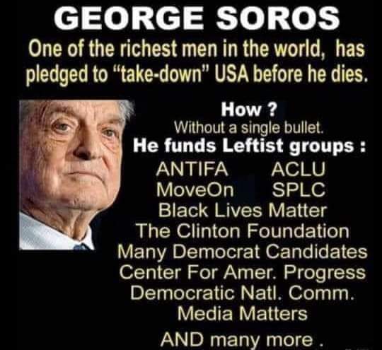 #GeorgeSoros is pure evil‼he is one of the reasons our great country is in such turmoil!!😡😡