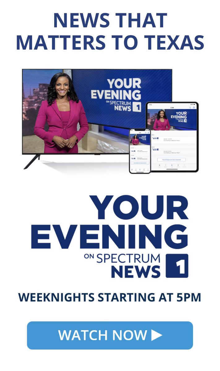 Coming to an inbox near you!!! Download the @SpectrumNews1TX app and tune in!!! 📺 😃