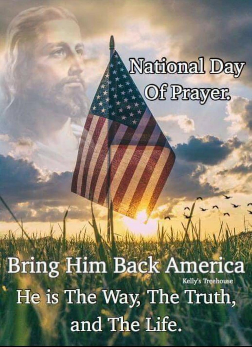 It’s National Day of Prayer. God knows America needs prayer in a mighty way!! 🙏🏼❤️🤍💙🇺🇸
