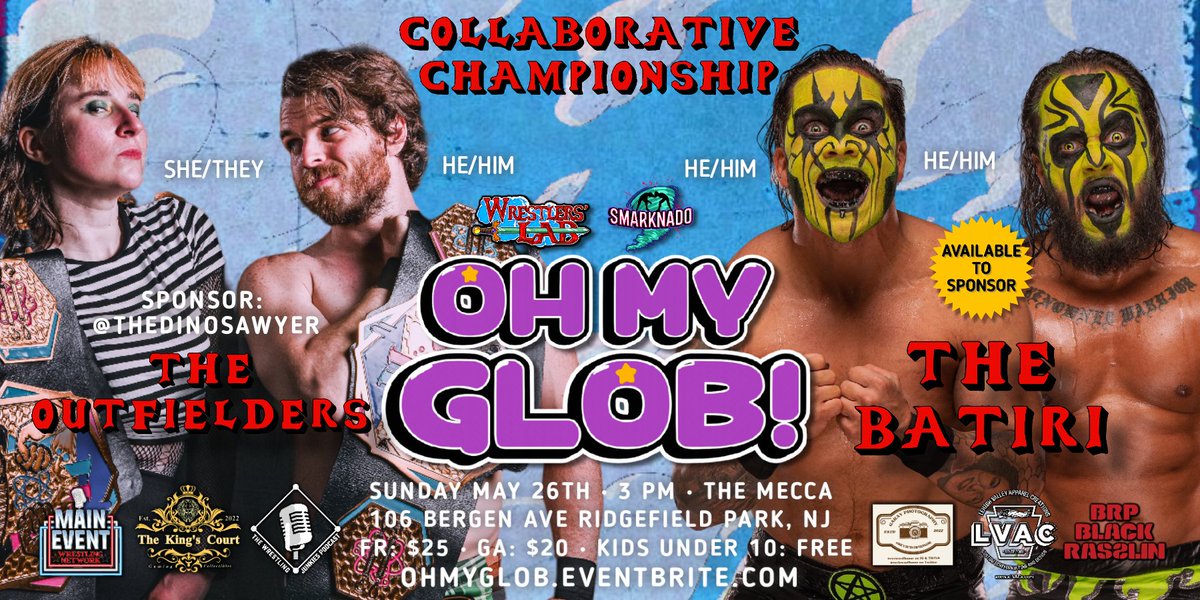 On May 26th, @Outfielders_HM put their Collaborative Championship on the line against a demonic duo with whom they share a great deal of history despite never facing off against. This is years in the making, but @TheBatiri will ensure it's no dream. 🎟 ohmyglob.eventbrite.com