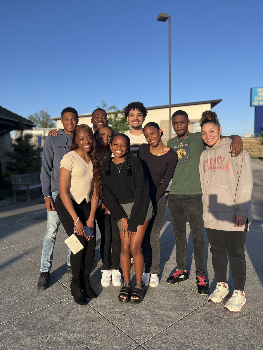Tonight we celebrated some of our student-athletes in our Black Student-Athlete Alliance (BSAA) group by going out to eat for our final meeting of the 23-24 academic year! We’ve enjoyed seeing this #Huskers’ community grow &amp; look forward to Year 3 in the fall! #GBR #mentalhealth