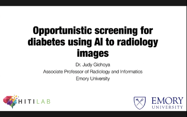 🔍 Exciting new YouTube video! Dr. Judy Gichoya discusses how AI and deep learning are revolutionizing diabetes screening through radiology images. Learn about the potential and challenges of this cutting-edge technology. 🧠💻 #DiabetesScreening youtube.com/watch?v=fuoJPI…