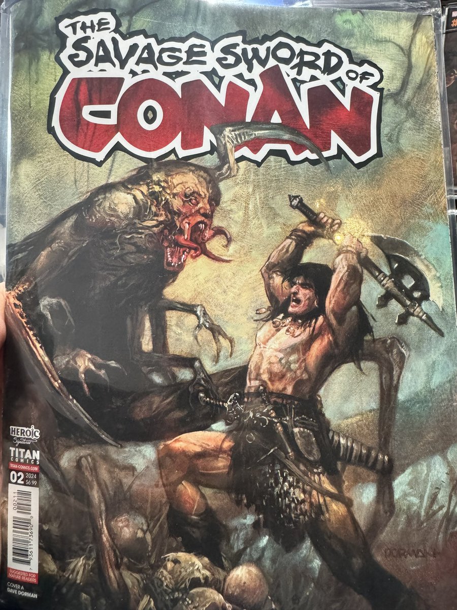 Awesome second issue! @JimZub @PatrickZircher #RichardPace killed it🗡️#SavageswordofConan