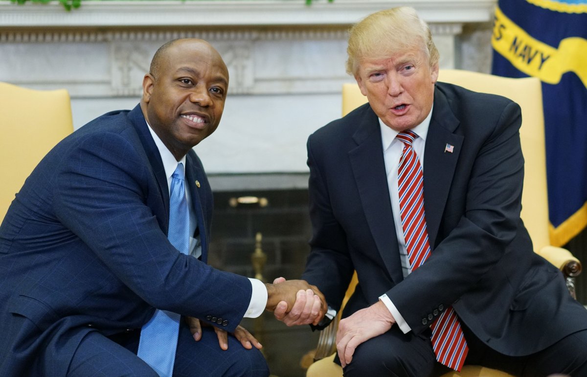 or.... will Trump's choice be Tim Scott for his VP...?