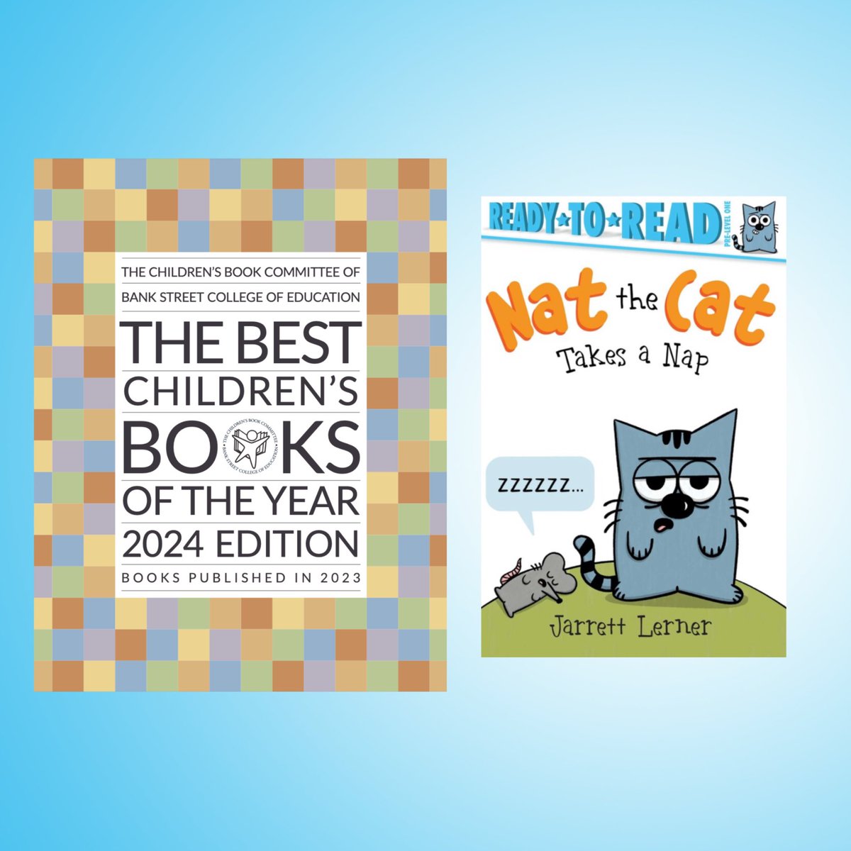 Thank you to the Children’s Book Committee of Bank Street College of Education for naming Nat the Cat Takes a Nap one of the best children’s books of the year! Nat and I are honored, and plan to celebrate by getting a solid night of sleep. 😴😴😴