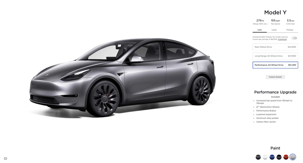 NEWS: Tesla has launched the new Quicksilver Model Y color in the U.S. for $2,000 extra.

Previously it was only available for inventory Model Ys, but now you can place an order with it directly on the configurator page. It's not available for the Model Y RWD.