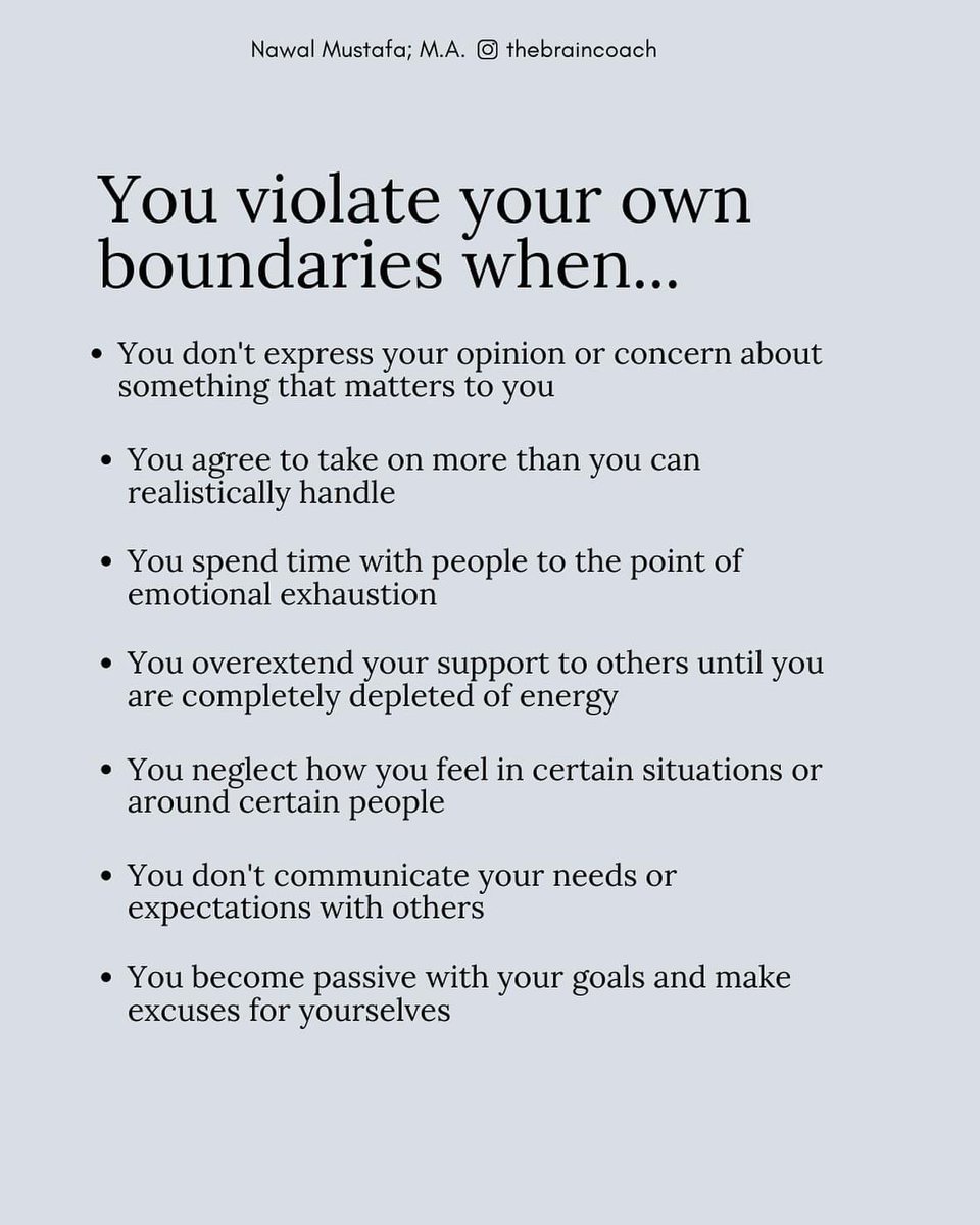 You violate your own boundaries when… #chiarimalformation #chronicillness #ChronicPain