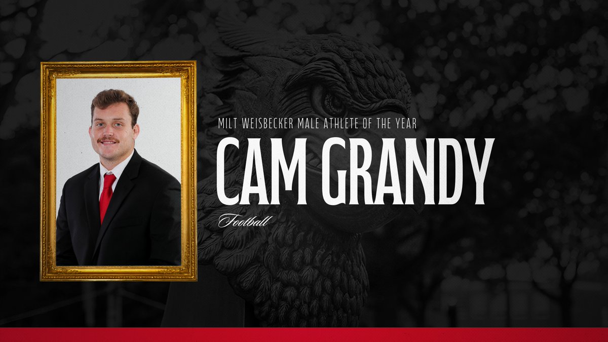 The Milt Weisbecker Male Athlete of the Year is Cam Grandy‼️