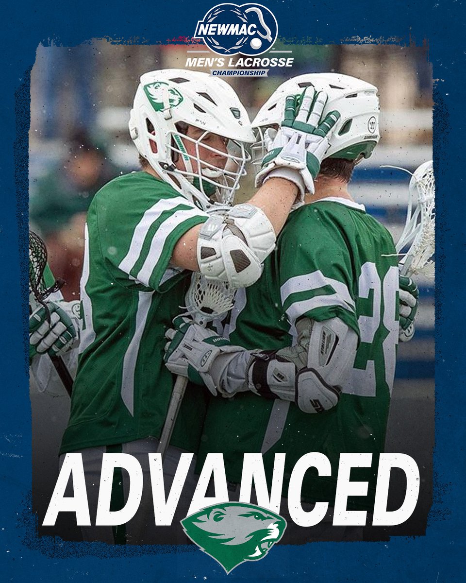 MEN'S LACROSSE CHAMPIONSHIP 🥍 The top-seeded @BabsonAthletics topped visiting Wheaton, 24-7, to advance to the Championship game on Saturday, May 4. #GoNEWMAC // #WhyD3