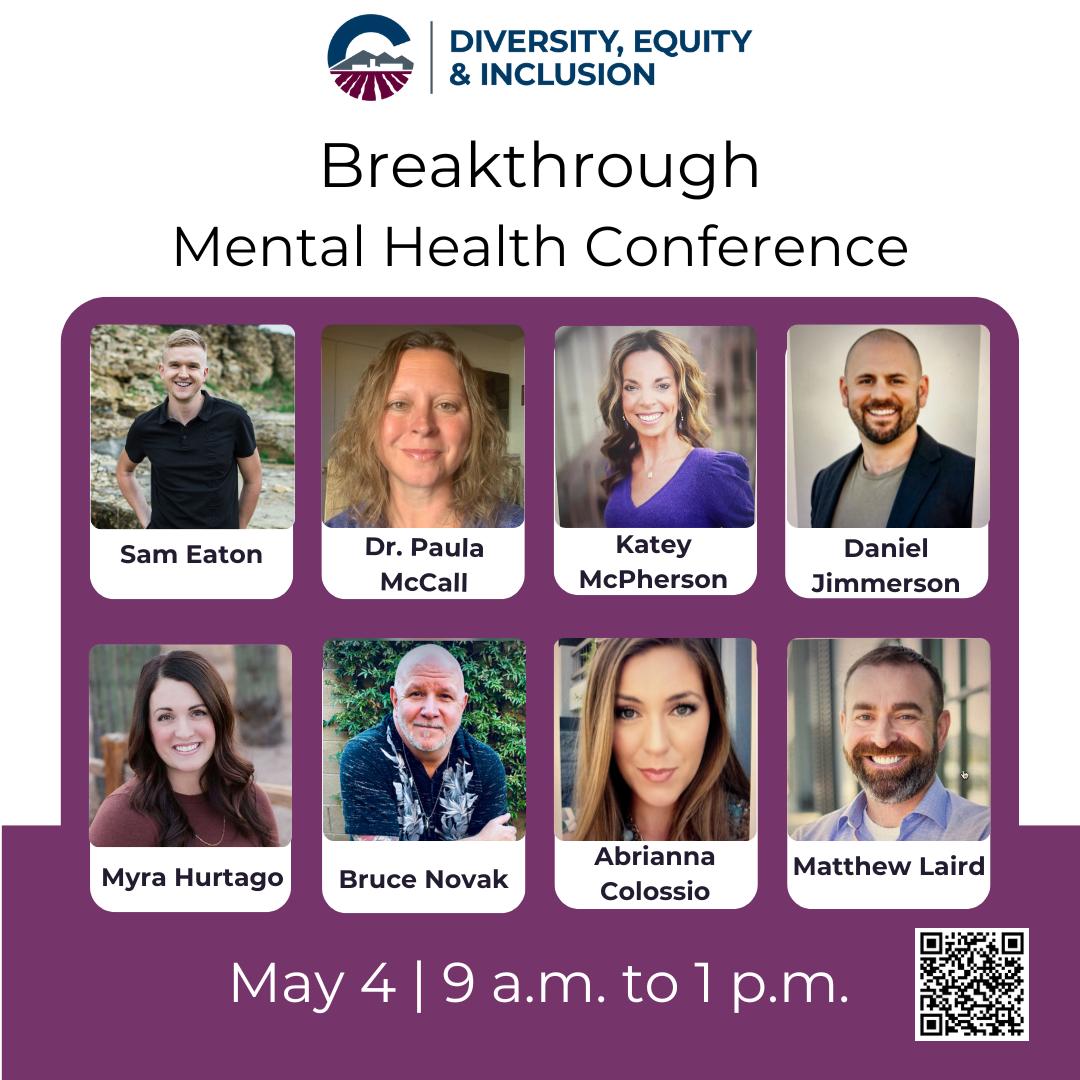 Join us this Saturday for the Breakthrough Mental Health Conference! The event will feature talks from local mental health advocates, therapists and social workers, educating guests on mental health tools, information and resources. Get all the info: chandleraz.gov/events/breakth…