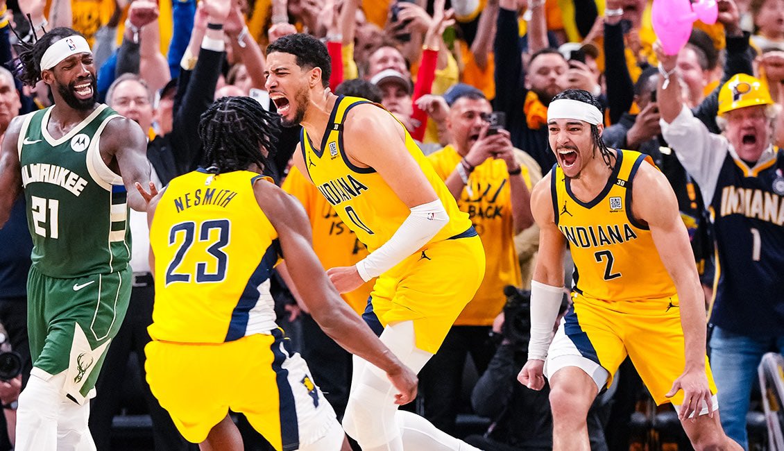BREAKING: The Indiana Pacers defeat the Milwaukee Bucks 4-2. 🔥