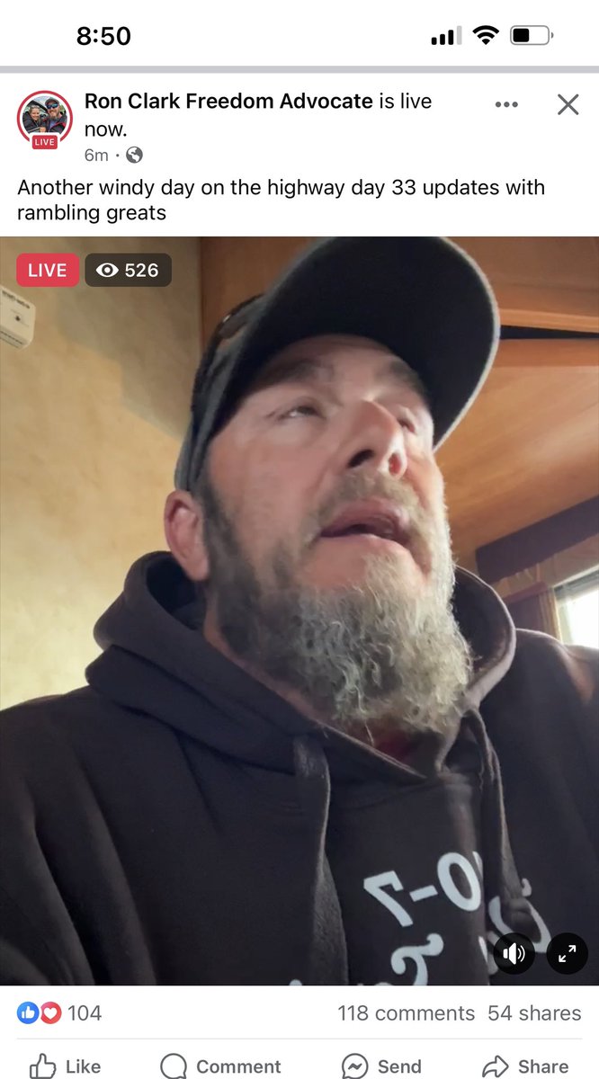 Ron Clark is live says they went into town to pick up another fridge so that’s 2 fridges they need propane to power at camp?? #AxeTheTax #CarbonTaxProtest  #convoywatch #FreedomConvoy #FreedomFighter