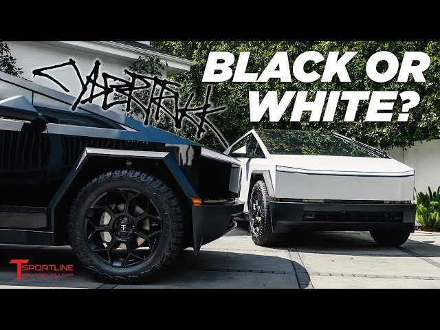 Supergloss Black or White? Which #Cybertruck wins?! youtu.be/sxCeY-qhD0o