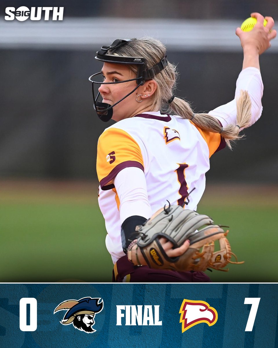 The Eagles blank the Bucs and pick up a BIG win in conference 👏

#BigSouthSB x @Winthropsoftbal