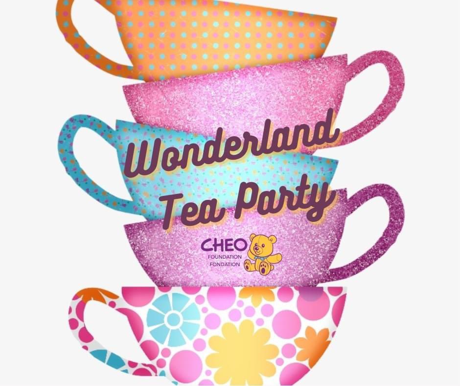 How would you like to be served tea by Ottawa Firefighters? 🫖 They’re volunteering at The Wonderland Tea Party For Youth Mental Health @CHEO See you on Sunday, May 5, at the Blu Legacy Convention Centre, N Bowesville Road. 1:30-4pm. Info & tix: wonderlandteaparty.ca