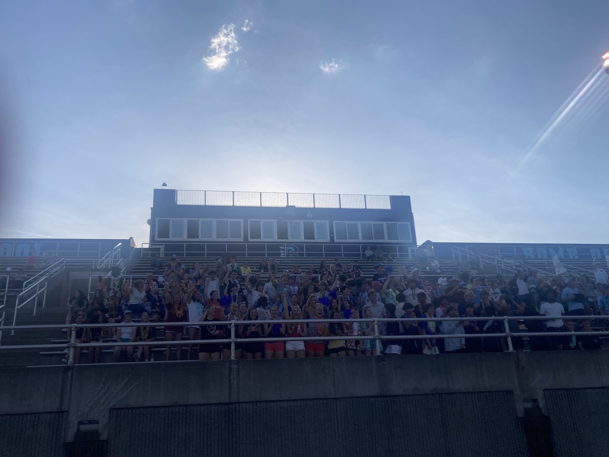 Great student section tonight to support @CHSSoccerG! Congrats on the win!