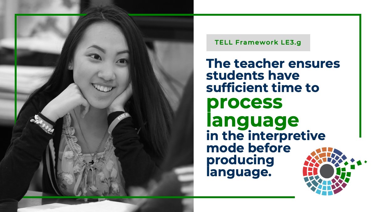 We know the importance of providing comprehensible input. We know how to measure language production. But how much time do you give your students to process language? @MmeBlouwolff will answer that question & share practical advice July 16-18. lnkd.in/eFKNkJzM #langchat