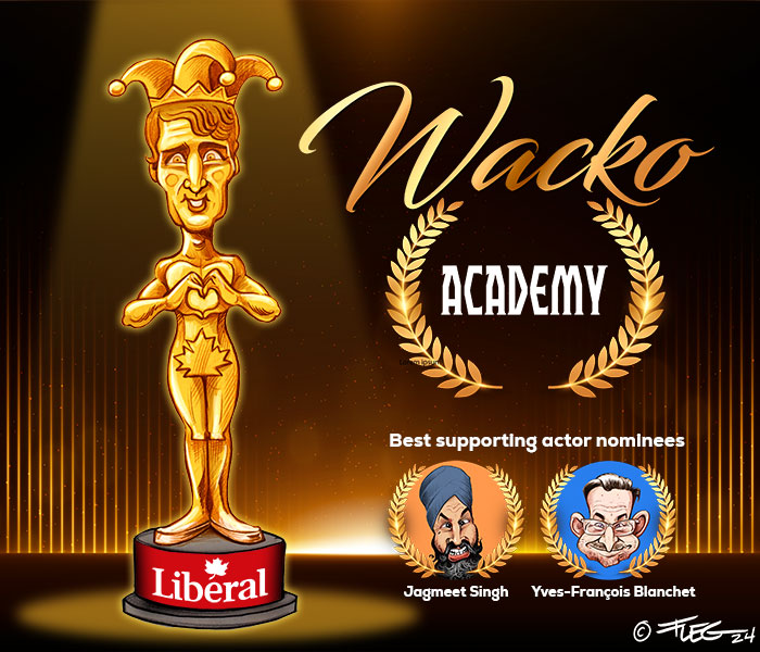 Et vous quel serait vos nominés?
#Wacko #WackoTrudeau #WackoLiberals 
#Canada #canpoli