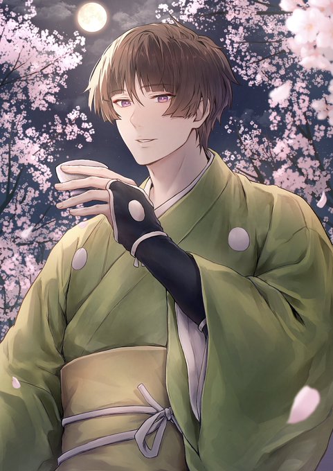 「green kimono」 illustration images(Latest｜RT&Fav:50)