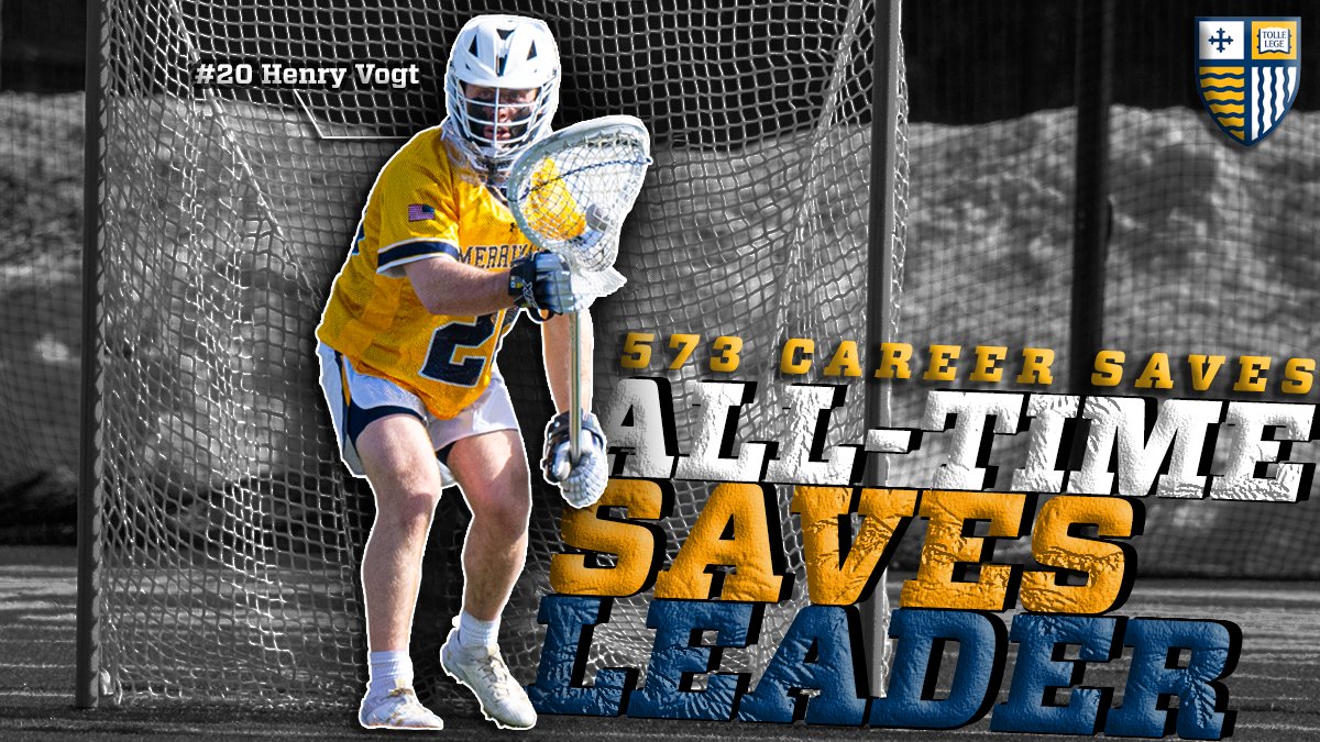 One of the best to ever do it. Etching his name further into the history books! Henry Vogt has now become Merrimack's All Time Saves leader breaking the current record of 572 career saves that has stood for over 20 years. Congratulations Henry! #GoMack