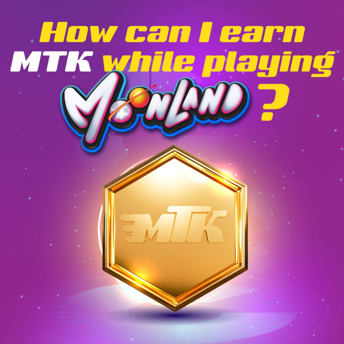 Did you know...💡 In #Moonland, #MTK tokens are rewarded for participating in quests, competitions, and other activities, encouraging the #cryptocommunity involvement and engagement 🚀 The Currency of the Future of #cryptogaming opens a universe of possibilities for all #gamers