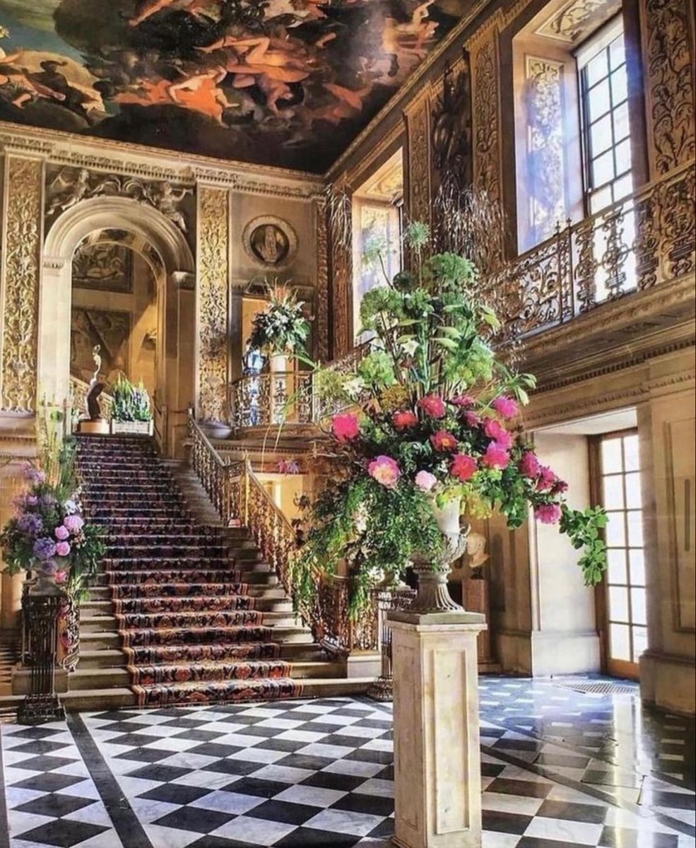 Follow the flowers.

Chatsworth House