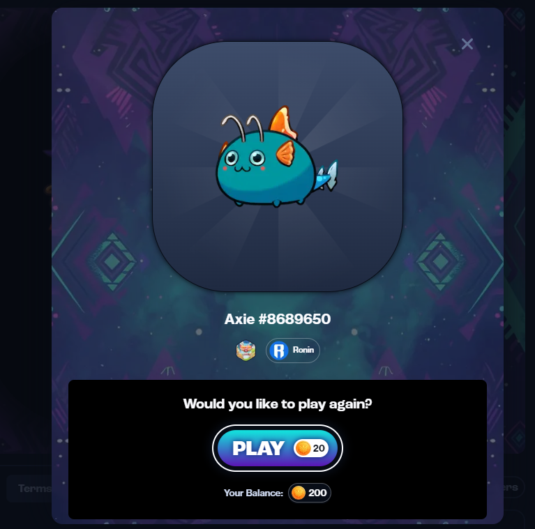 I said I would win an Axie and I did it!! That's how it's done!! 🔥🔥 PS: This is addictive! @TriballyGames @Tribally_ES @RareAxies @Kind_HQ #KINDCreator