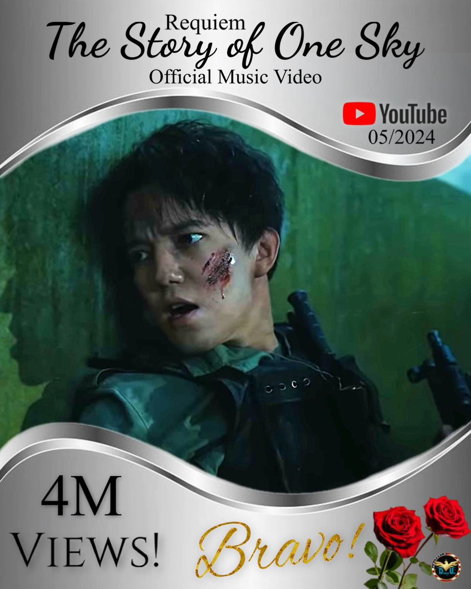 Congratulations Dimash!!🌹🔥 Dimash’s official music video for his epic masterpiece “Requiem: The Story of One Sky”, has achieved 4 million views on his official YouTube channel! Watch it here: youtu.be/1Psjws97FoA?fe… @dimash_official #dimash #music #weloveyouintheusa